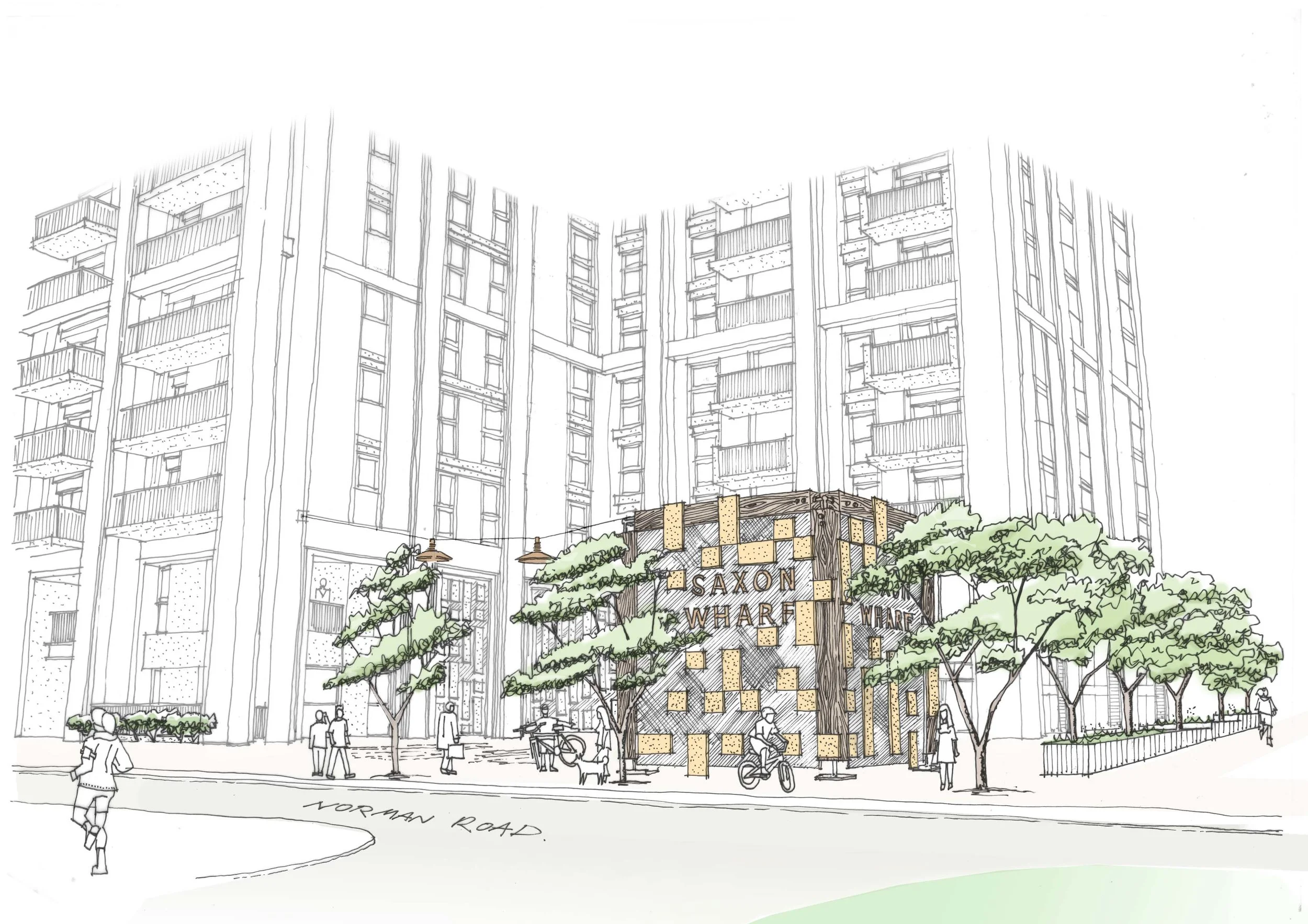 Saxon Wharf, Notting Hill Housing