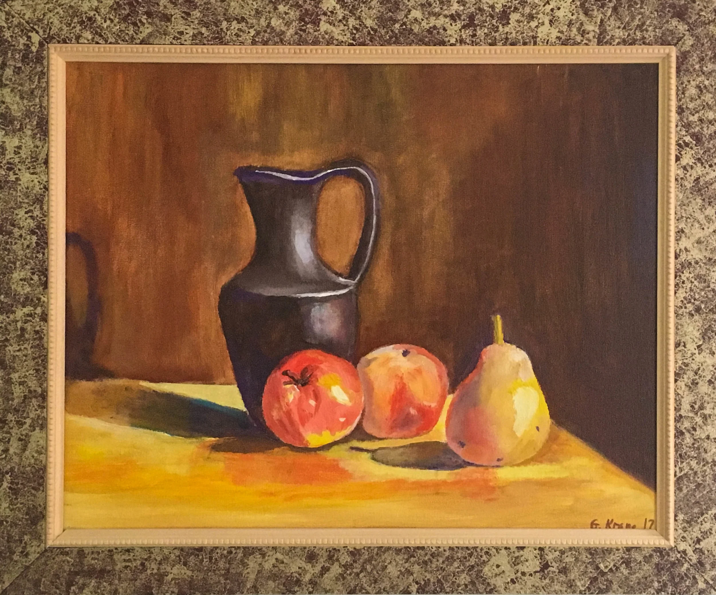 Still Life with Fruit and Pitcher