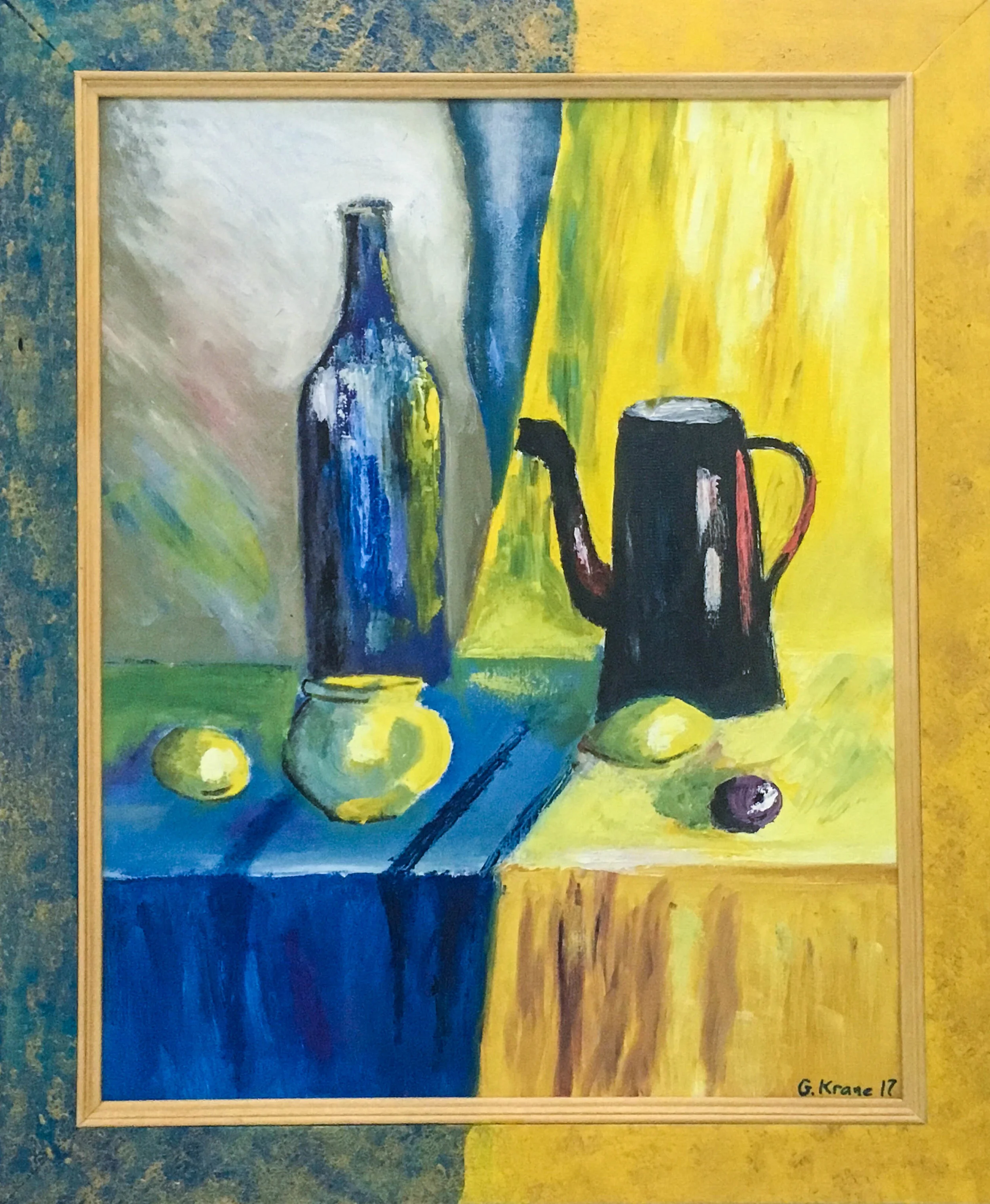 Blue and Yellow Still Life