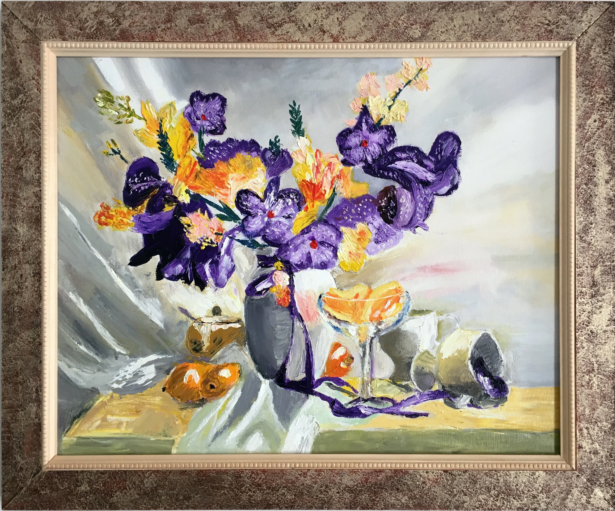 Still Life with Vase and Cups