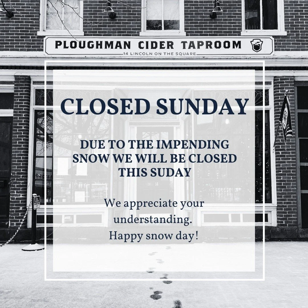 In the best interest of our staff and customers safety we have decided to close Sunday 1/25/26 due to the predicted snow storm❄️☃