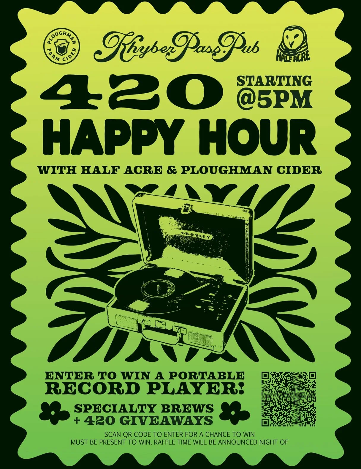 We're celebrating 420 with our buds at @halfacrebeer  and @khyberpasspub! So if you're in town for CBC or just celebrating the greenest of days, make your Monday truly special and recap your crew's safety meeting on 2nd Street with us!