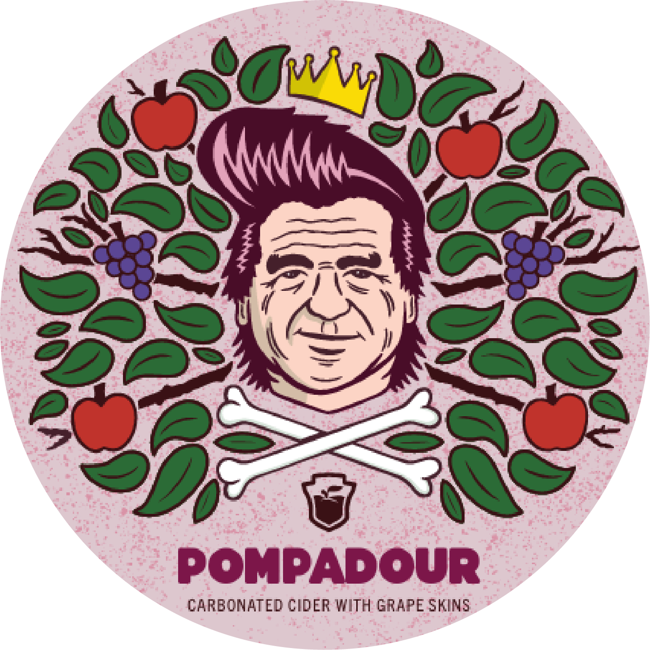 POMPADOUR: CIDER WITH GRAPE SKINS