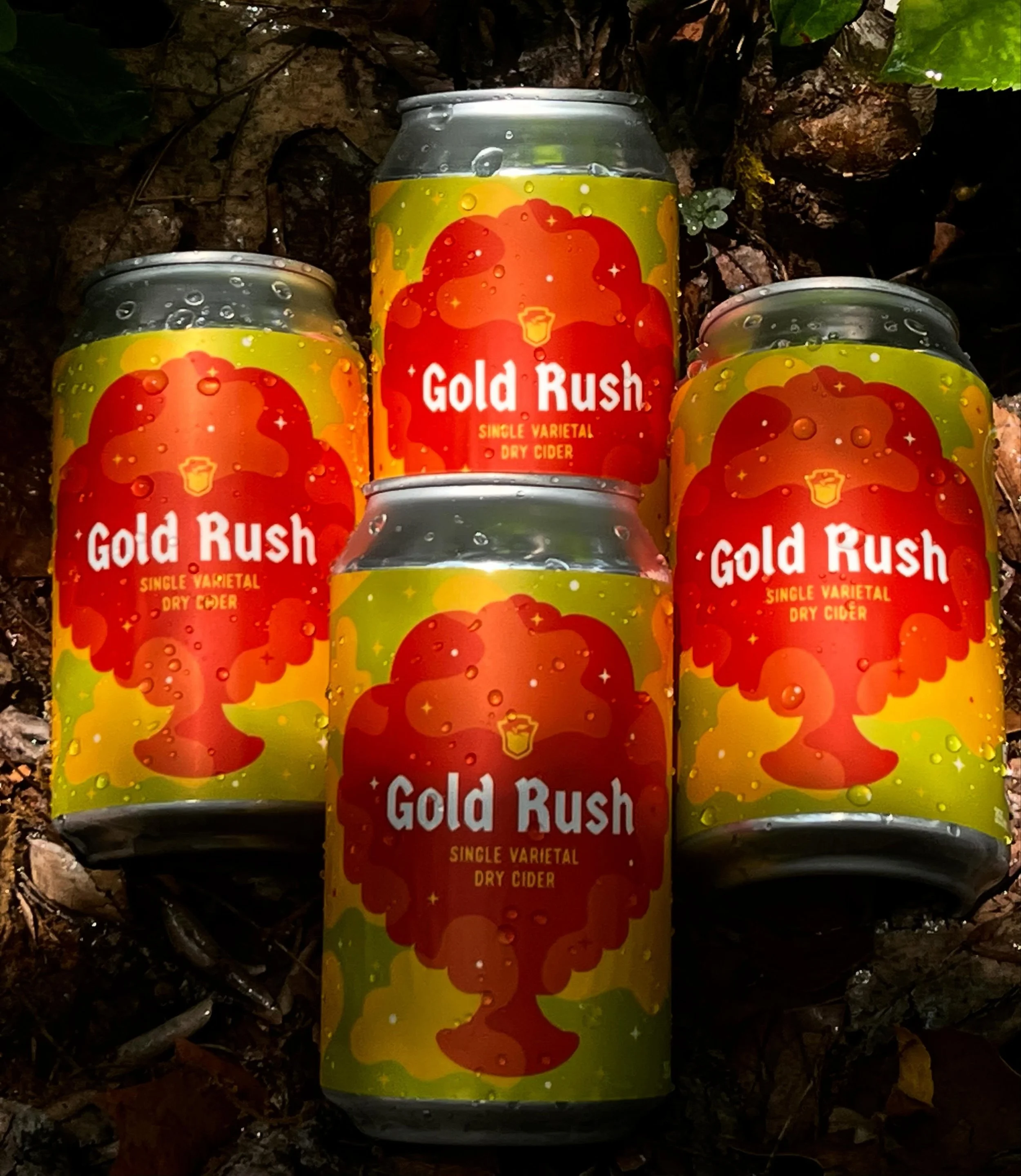 New Cider! New can! It&rsquo;s Goldrush! 

I know we had a tear in our eye to see the end of our longstanding single varietal Stayman Winesap cans but knowing we had this batch coming certainly eased the pain a little. This Goldrush cider comes in at