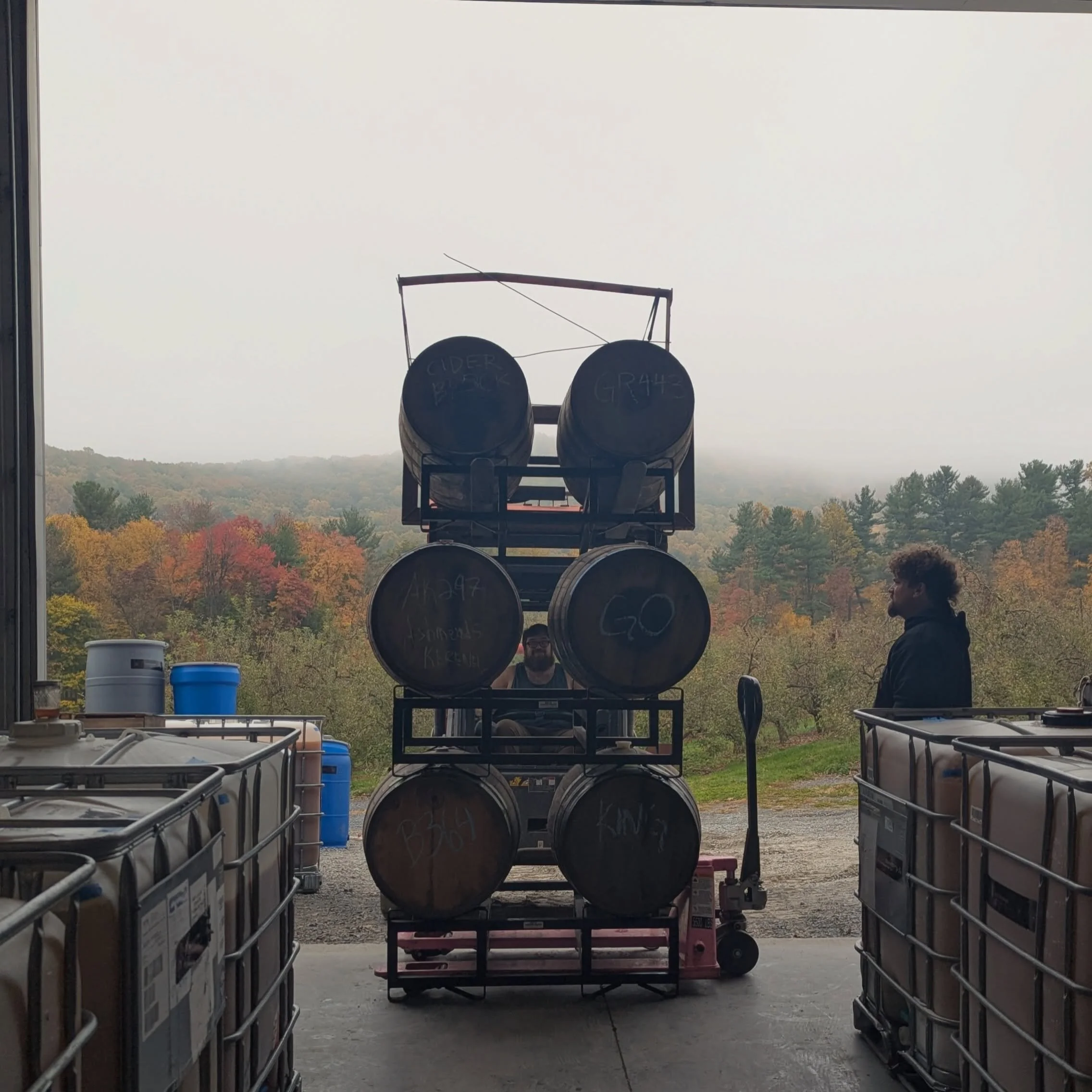 While @phillyciderweek rolls on harvest and pressing season is in full swing back here at HQ. Let&rsquo;s hear it for the hardworking production crew as we get closer to the end of harvest season! Soon, we&rsquo;ll start packaging ciders both new and