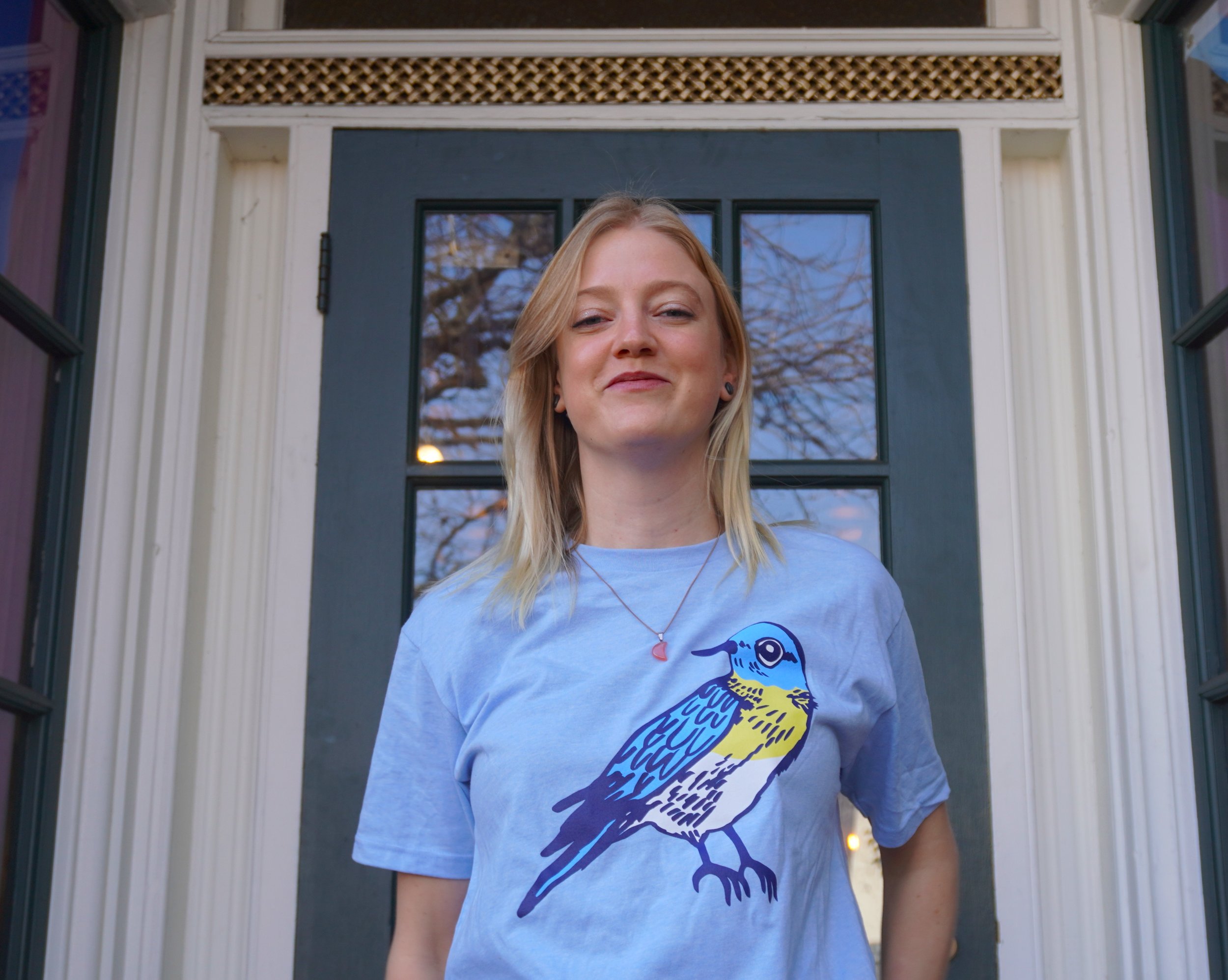 Birdwatcher T Blue Front2.JPG