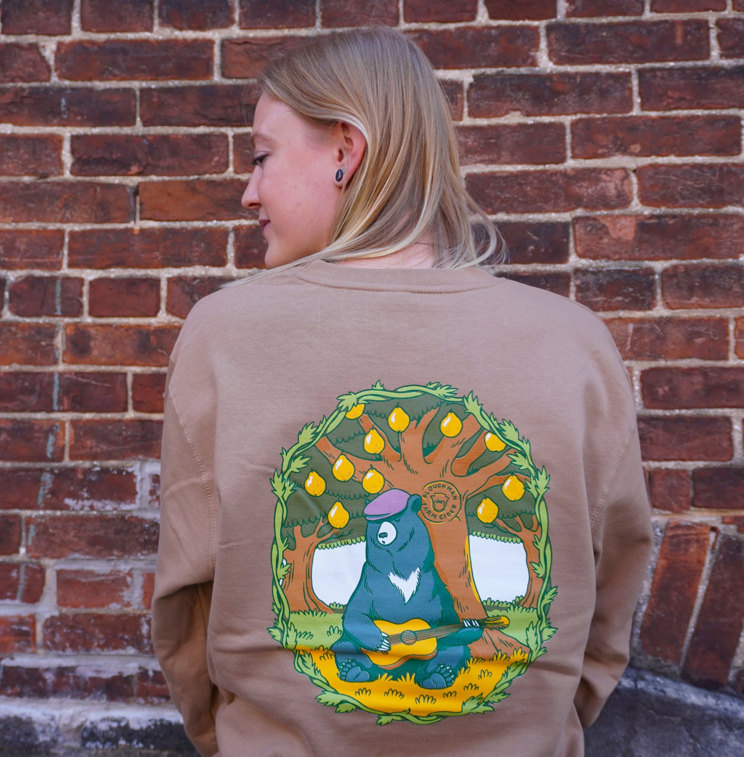 Paw Paw Crewneck Sandstone Back.JPG