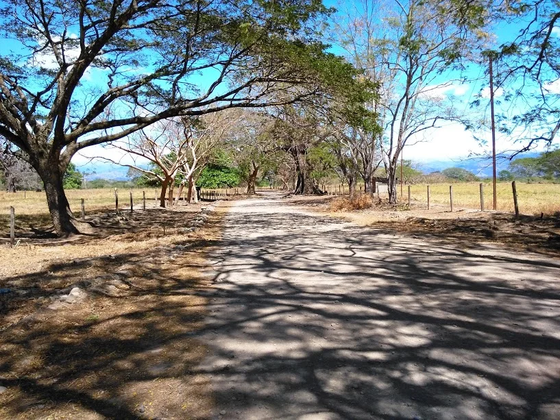 Seccin del recorrido, cerca de Chomes. Una de las pocas partes de la ruta colonial original que se mantienen casi iguales a como eran hace mas de 400 años.
