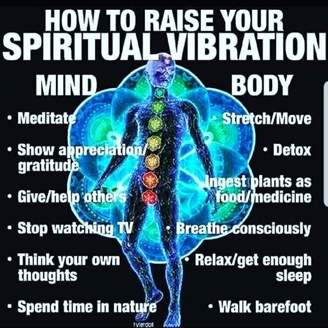 I often say things like &quot;vibrate higher&quot; &amp; &quot;raise your vibration&quot; and it's come to my attention some don't know what I mean or how to raise your vibration. 
You can think of your #vibration as your energy state. Are you happy,