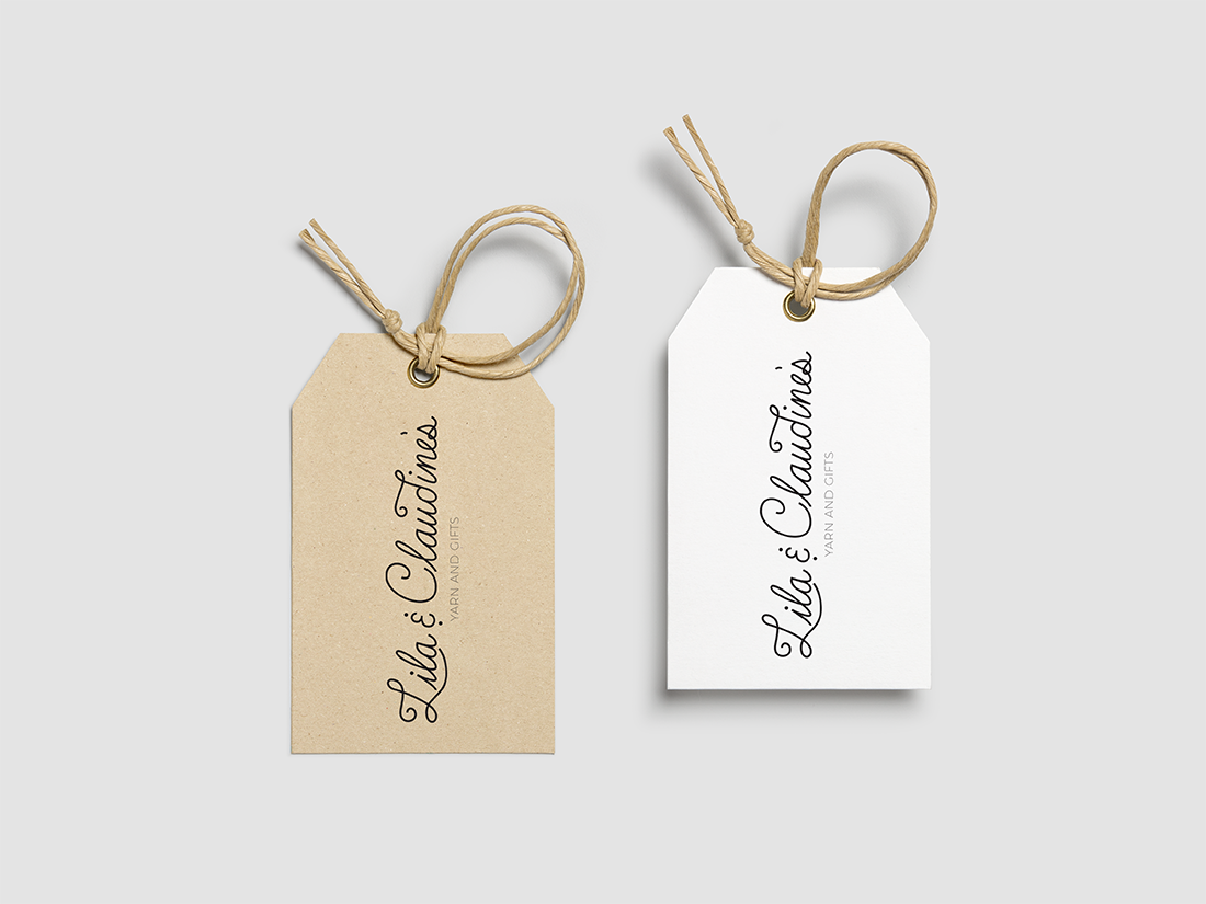 Tags for merchandise in the shop.