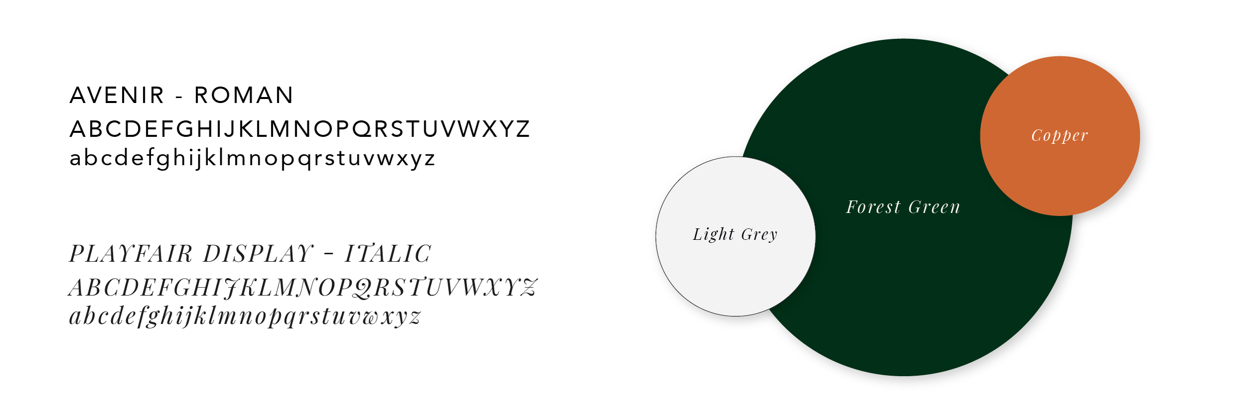 Fonts & colors.