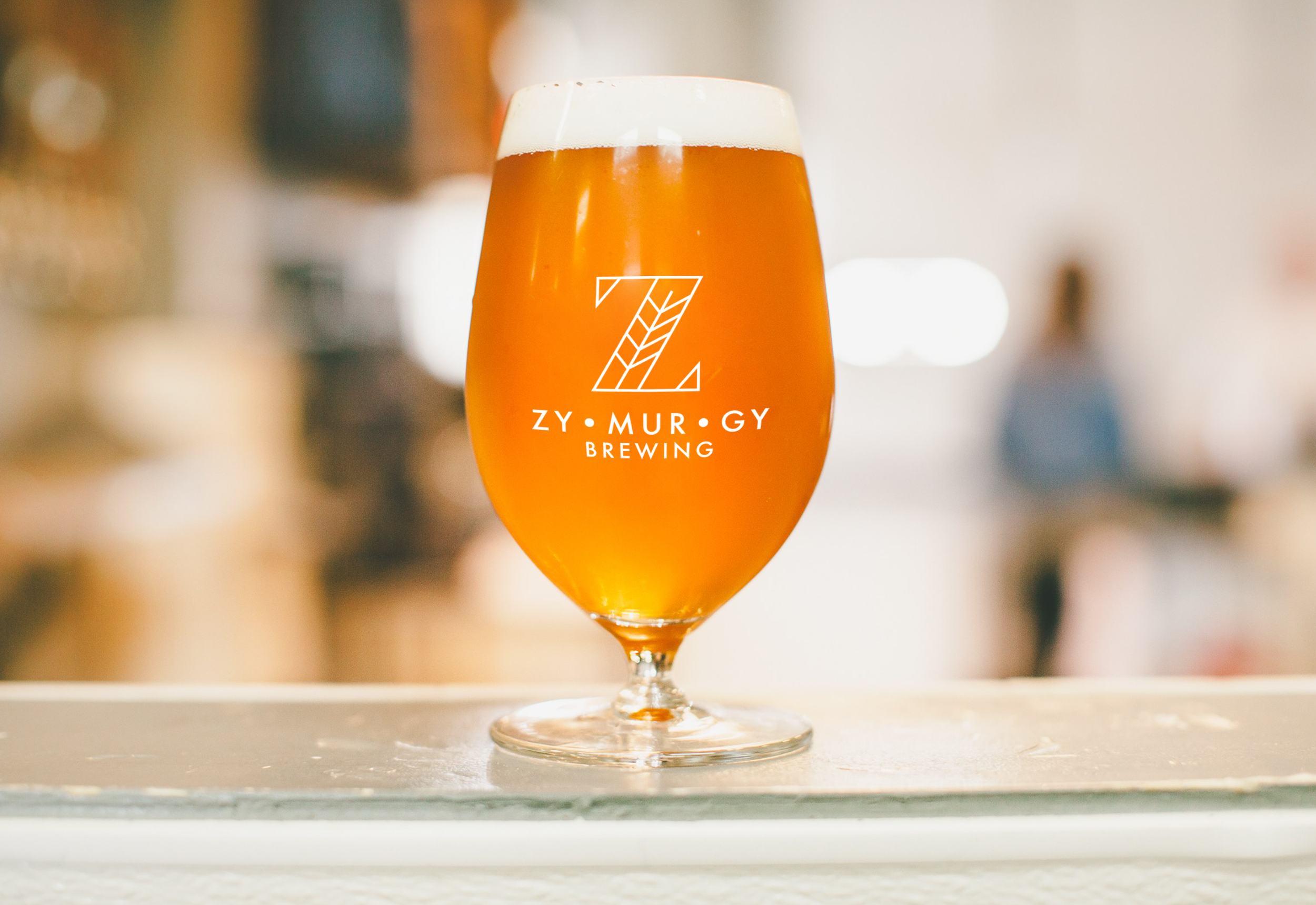 Pint glass.