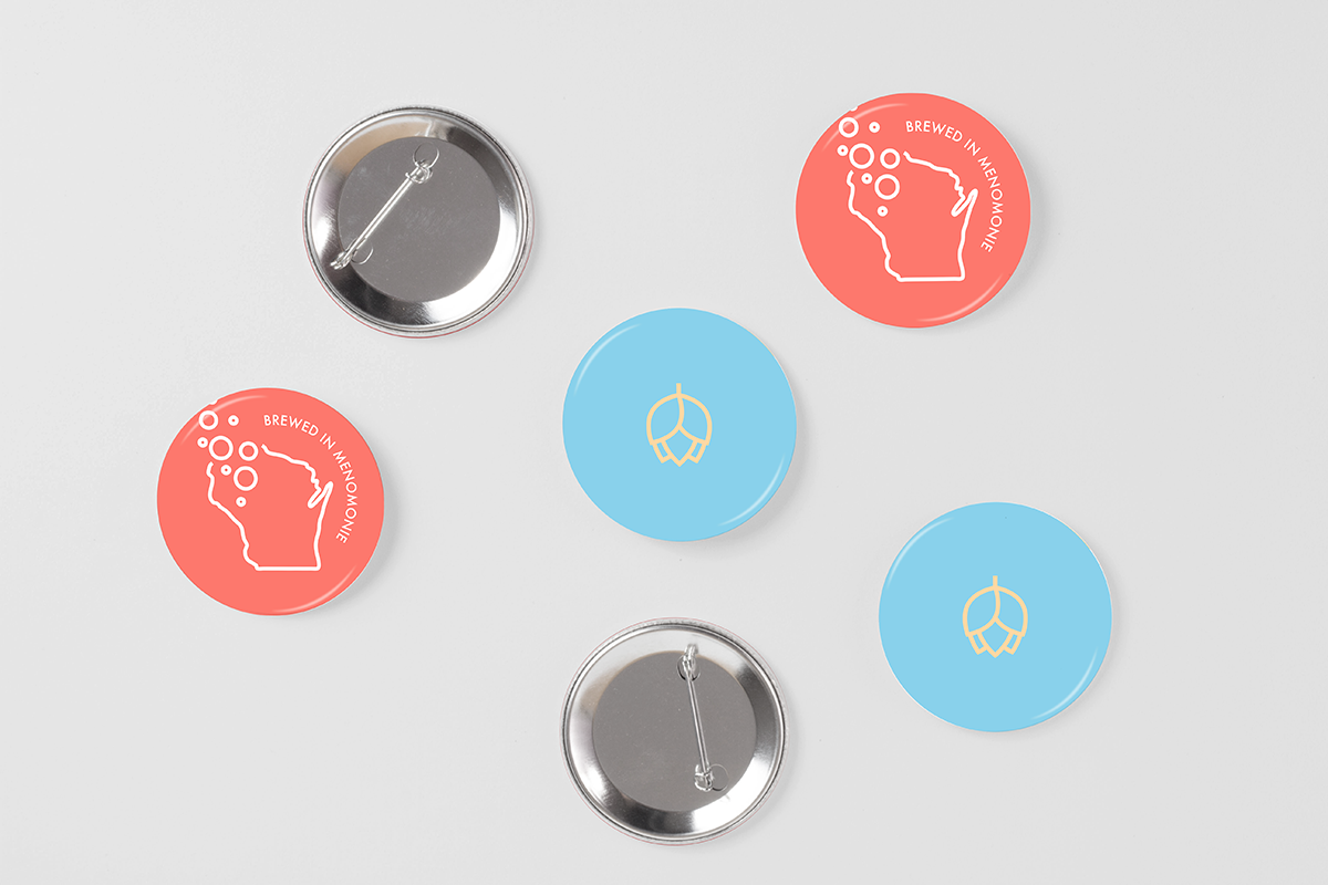 Buttons - illustrations taken from the crowler design.
