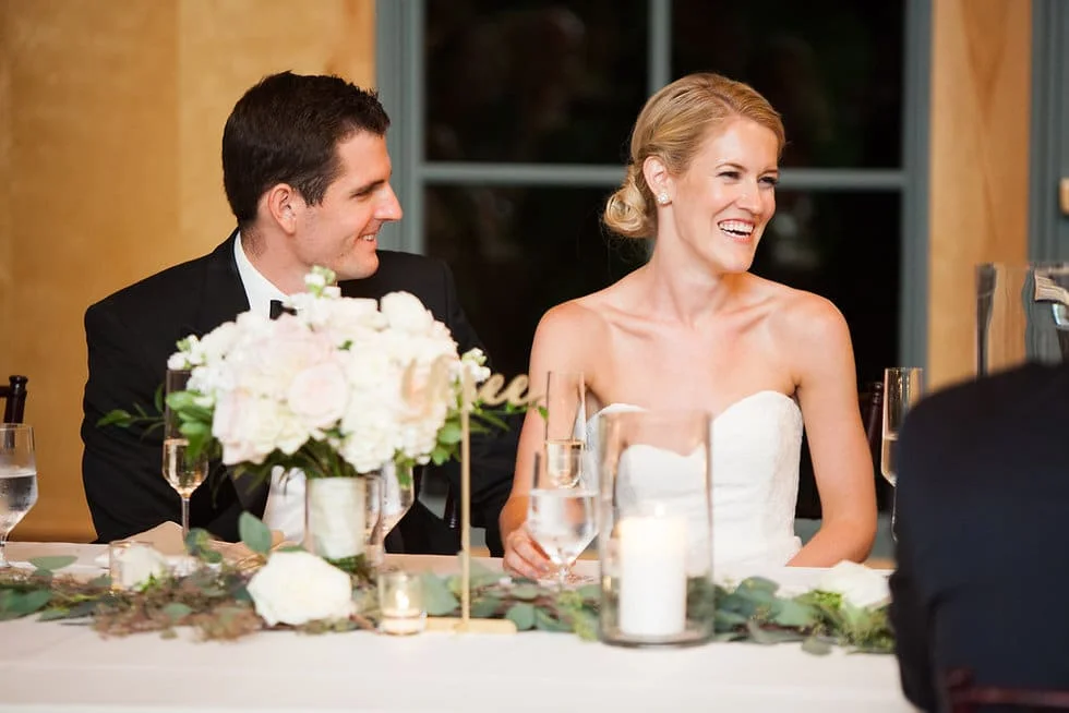 Bride and Groom Headtable