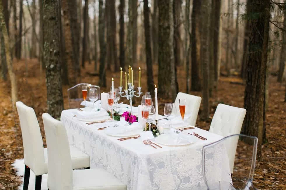 Crisp White Table