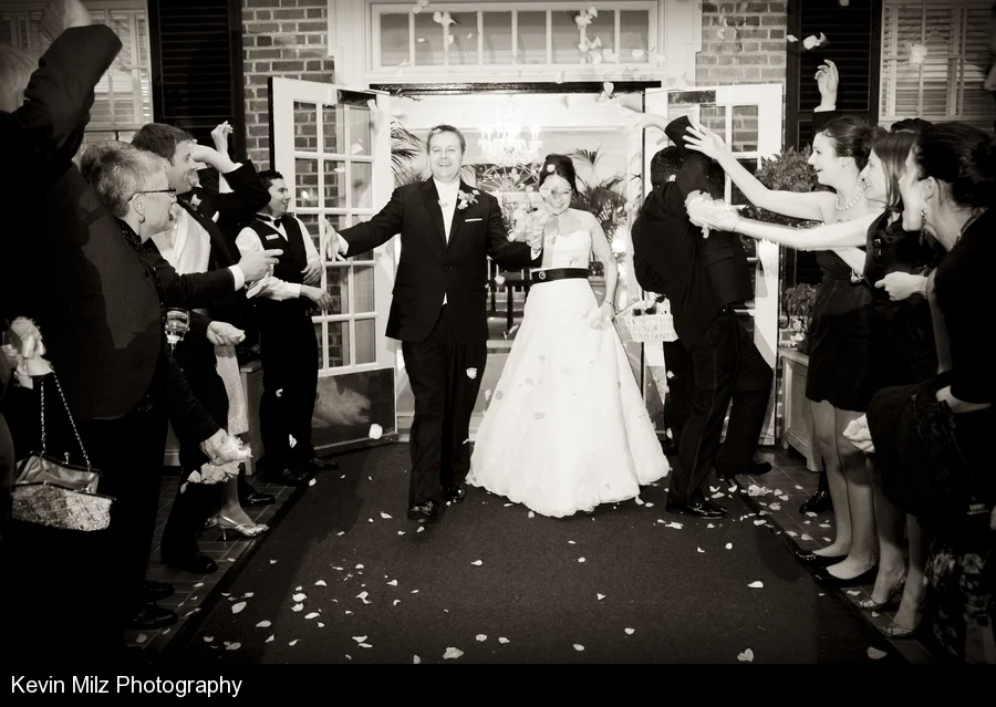 Leaving the Reception