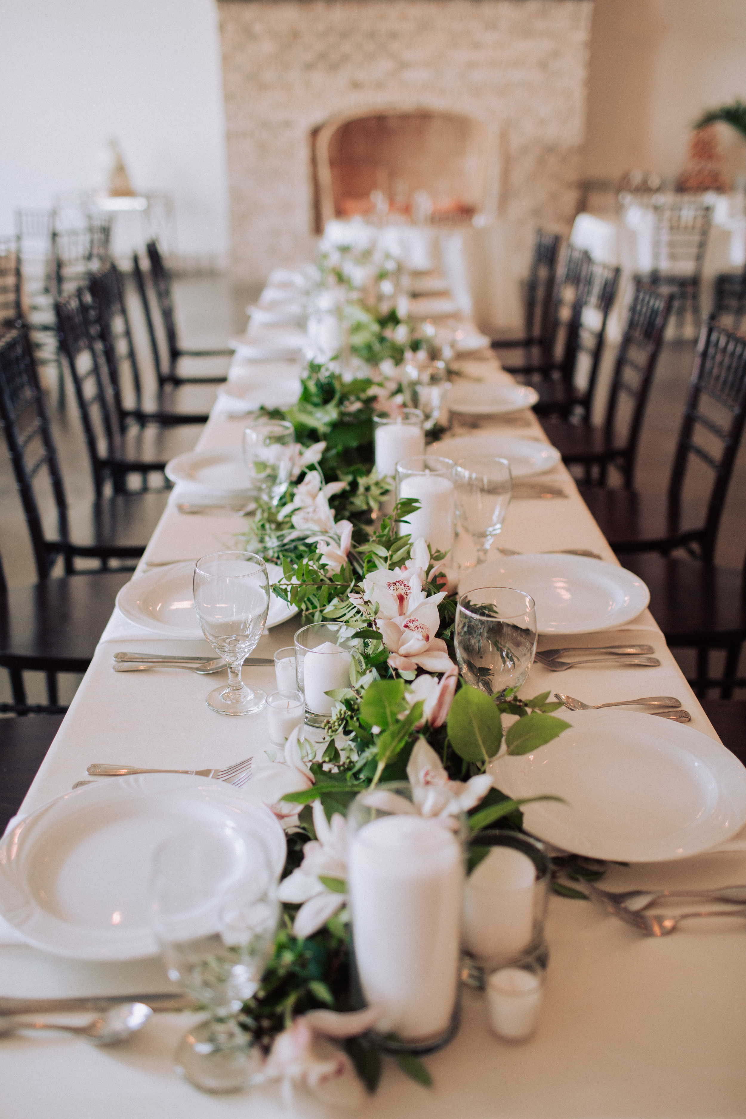 Wrightsville Manor wedding reception table