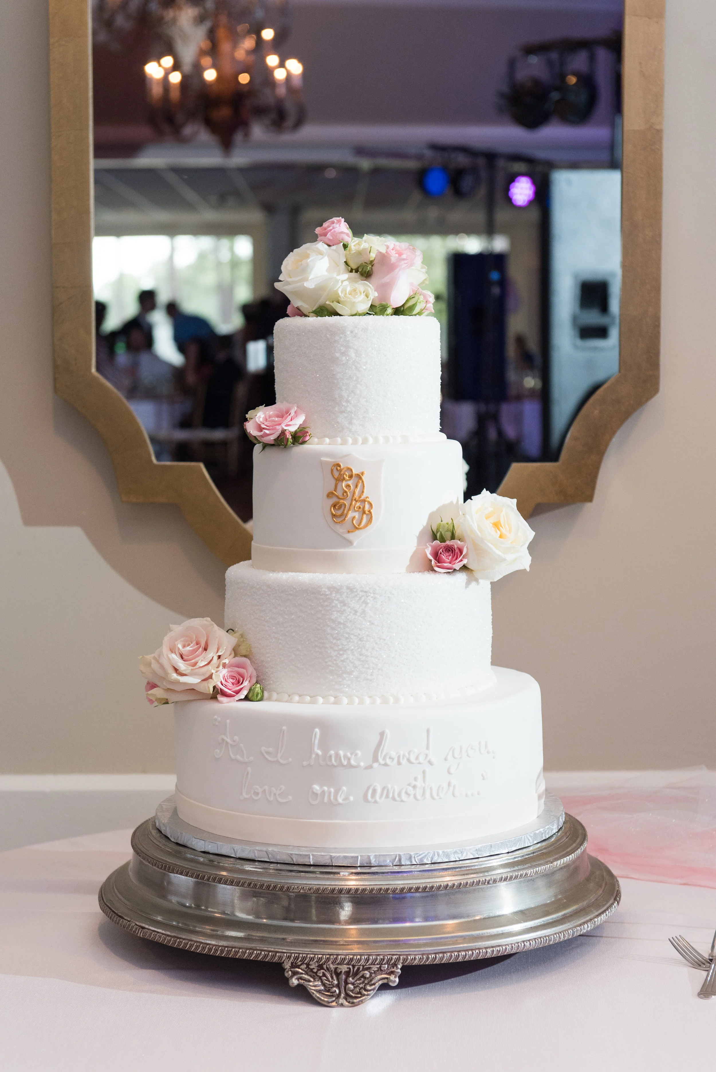 White Wedding Cake CCNC Wedding.JPG