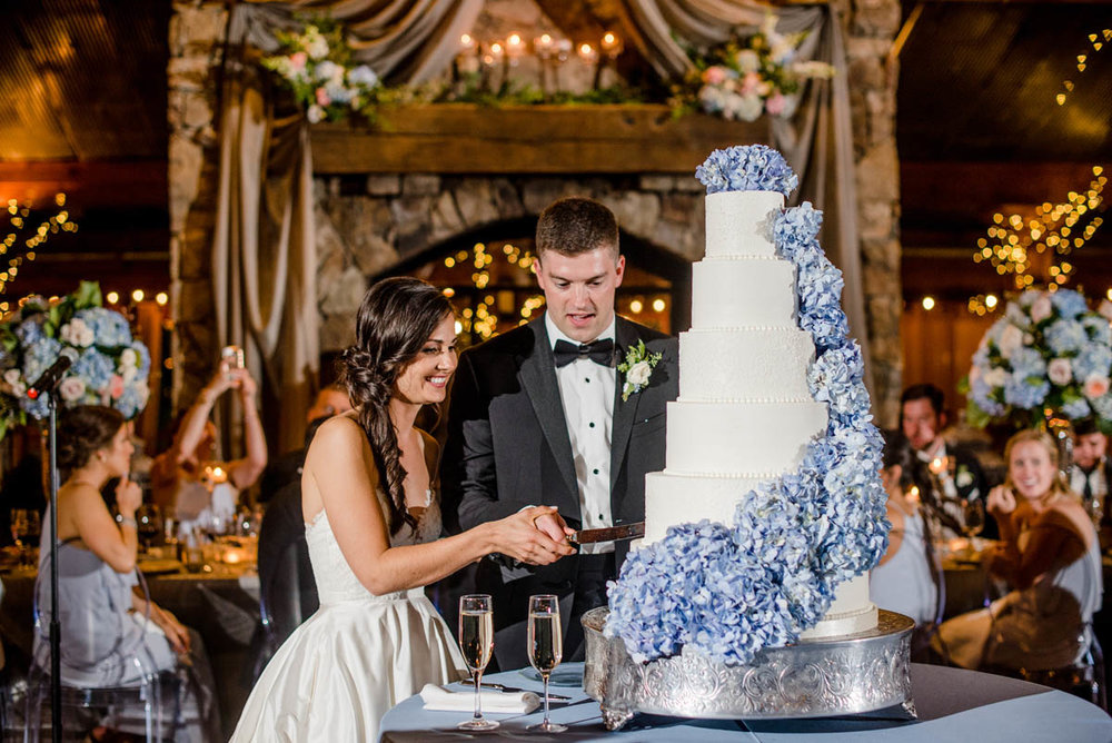 Wedding cake by Ashley Cakes NC