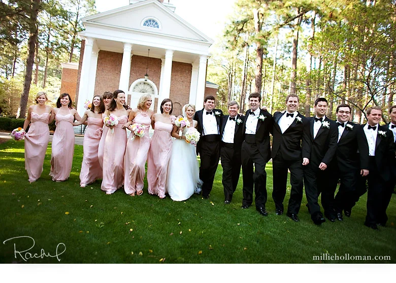 Wedding Party at Chapel