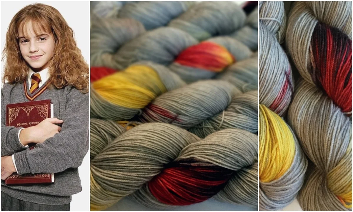 Hermione Harry Potter Fandom yarn Gryffindor