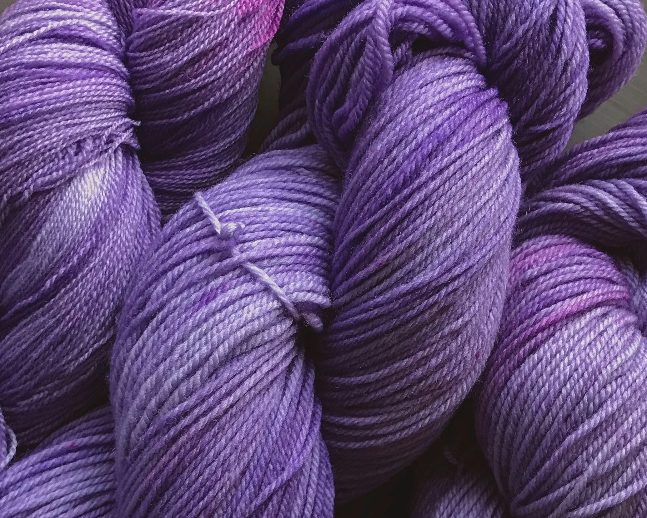 Pictured on All Your Lace Fine, Targhee Sock, and Merino Sport,