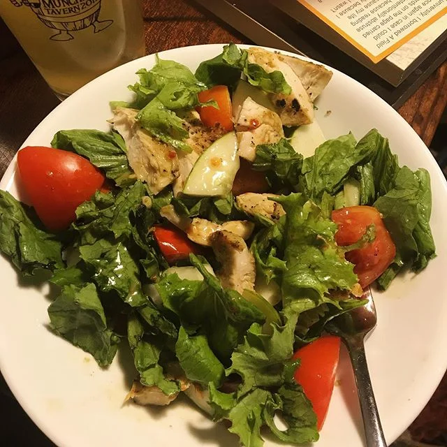 Salad from my garden is so much better than regular salad. #gardensalad