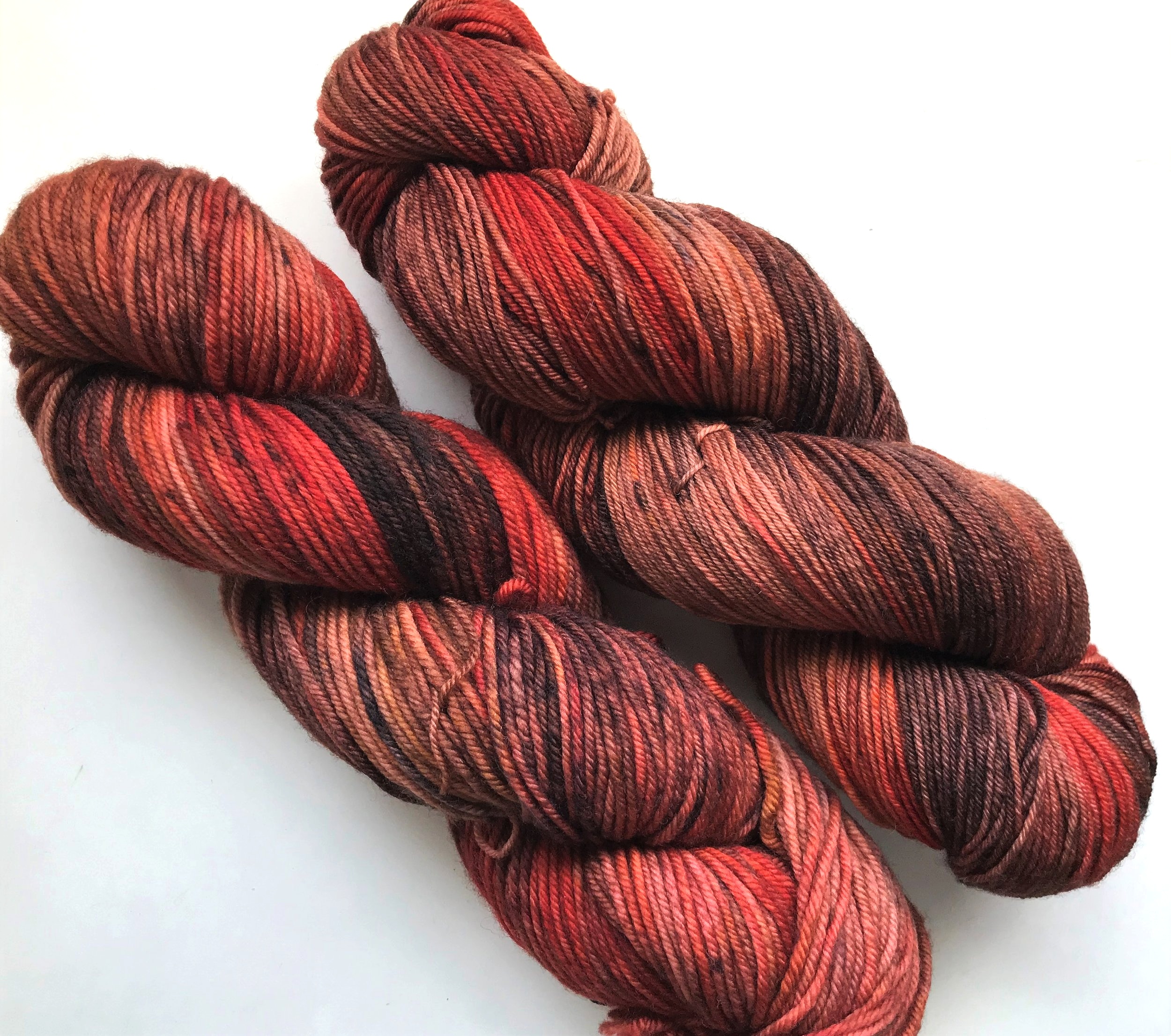 Ginger Spice Orange/red highlights with black/brown. Inspired by PSL, Ginger Spice, Curry, and FALL.