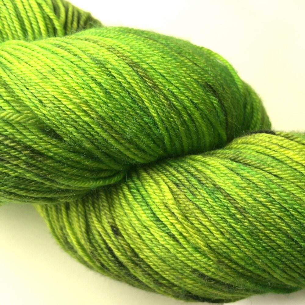 Lime fuzzy novelty yarn // Curly flutter specialty yarn // pastel green  soft knitting yarn // Schoppelwolle Wuschel yarn