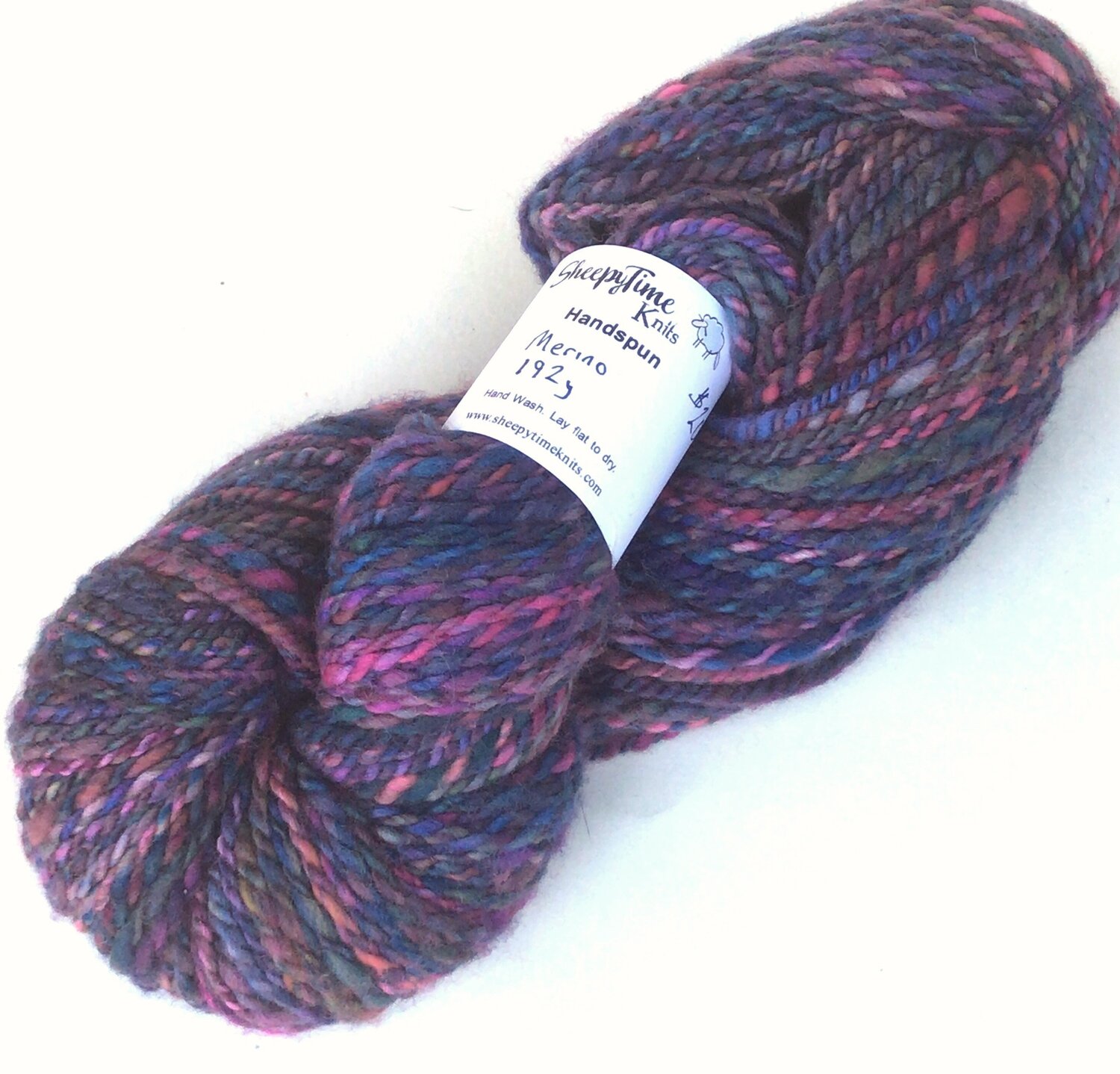 Handspun Bulky Thick n Thin Yarn 108 yards 8.1 ounces – Deep Dyed Yarns