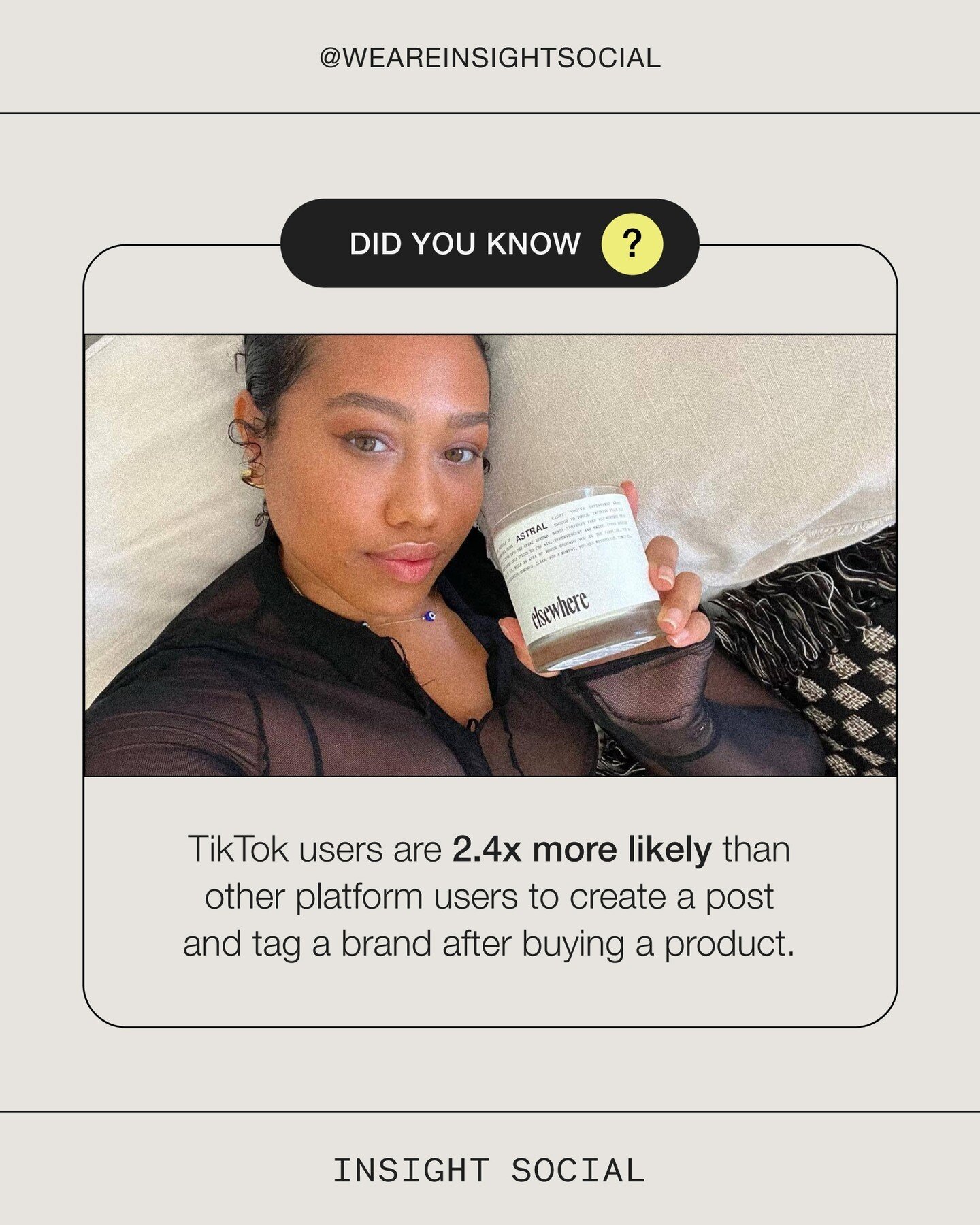 #TikTokMadeMeBuyIt is popular for a reason 😉 And Insight Social can help you capitalize on this by creating intentional, scroll-stopping video content. Tap the link in bio for more info on what it's like to work with us OR send us a DM. 🤳🏼