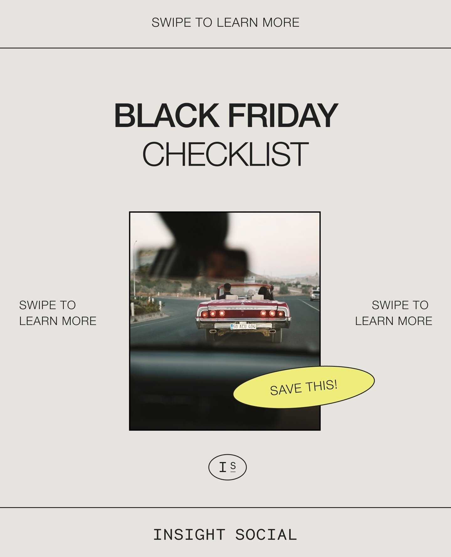 Looking to drive MAJOR sales this Black Friday? 👀 We get it. That's why we've put together a handy little checklist based on steps we've taken to help our clients get prepared for the busiest shopping season of the year. 🛍