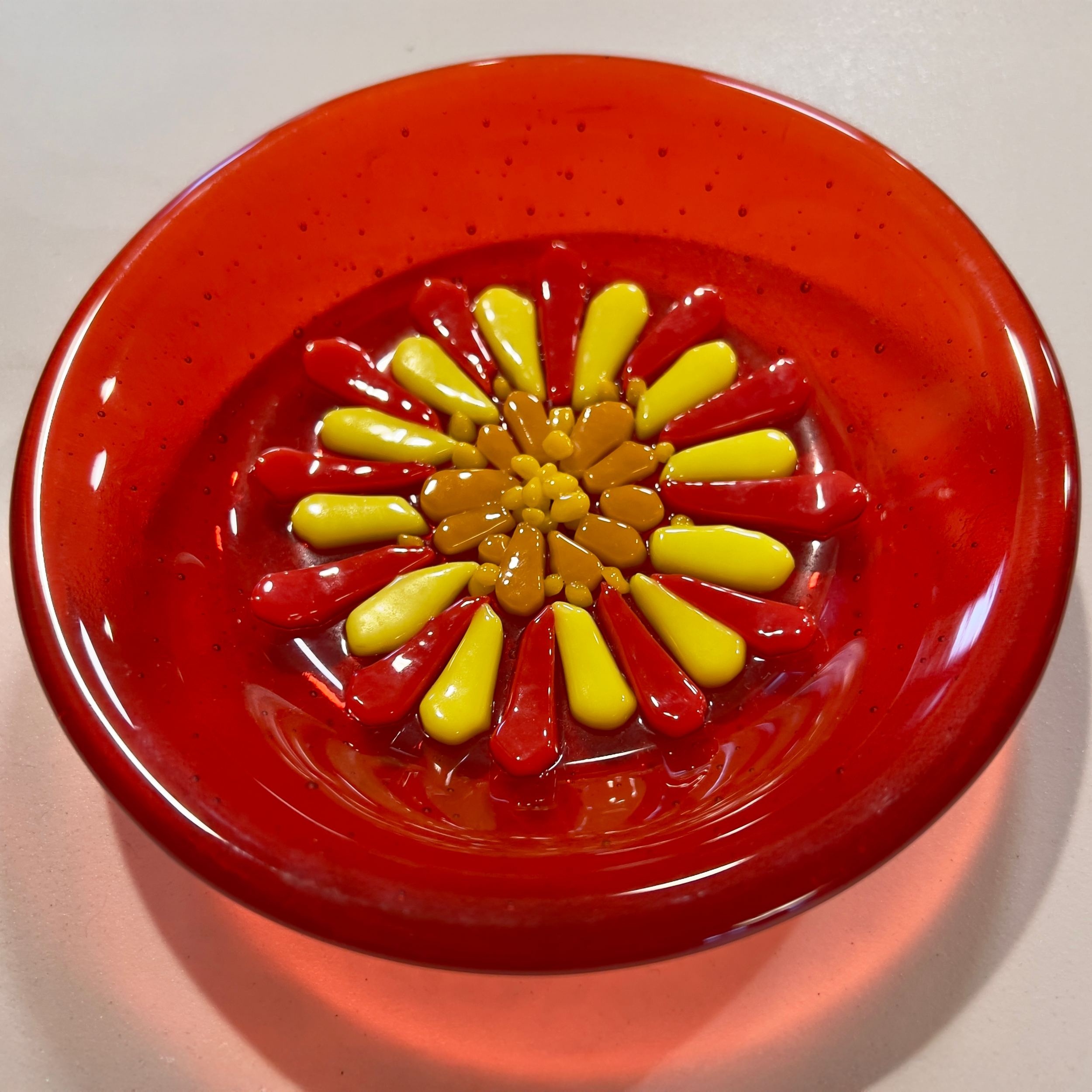 Patterned Bowl with Raised Edge, Small