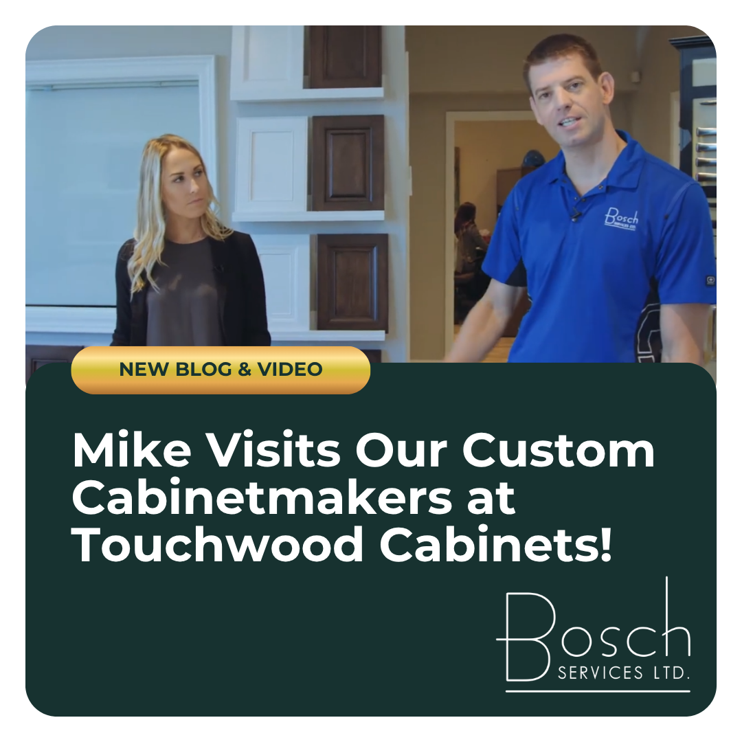 Mike visits our custom cabinetmakers at Touchwood Cabinets!