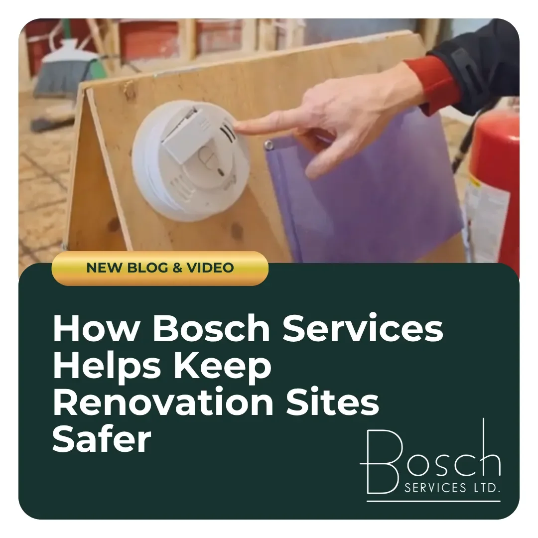 How Bosch Services Helps Keep Renovation Sites Safer