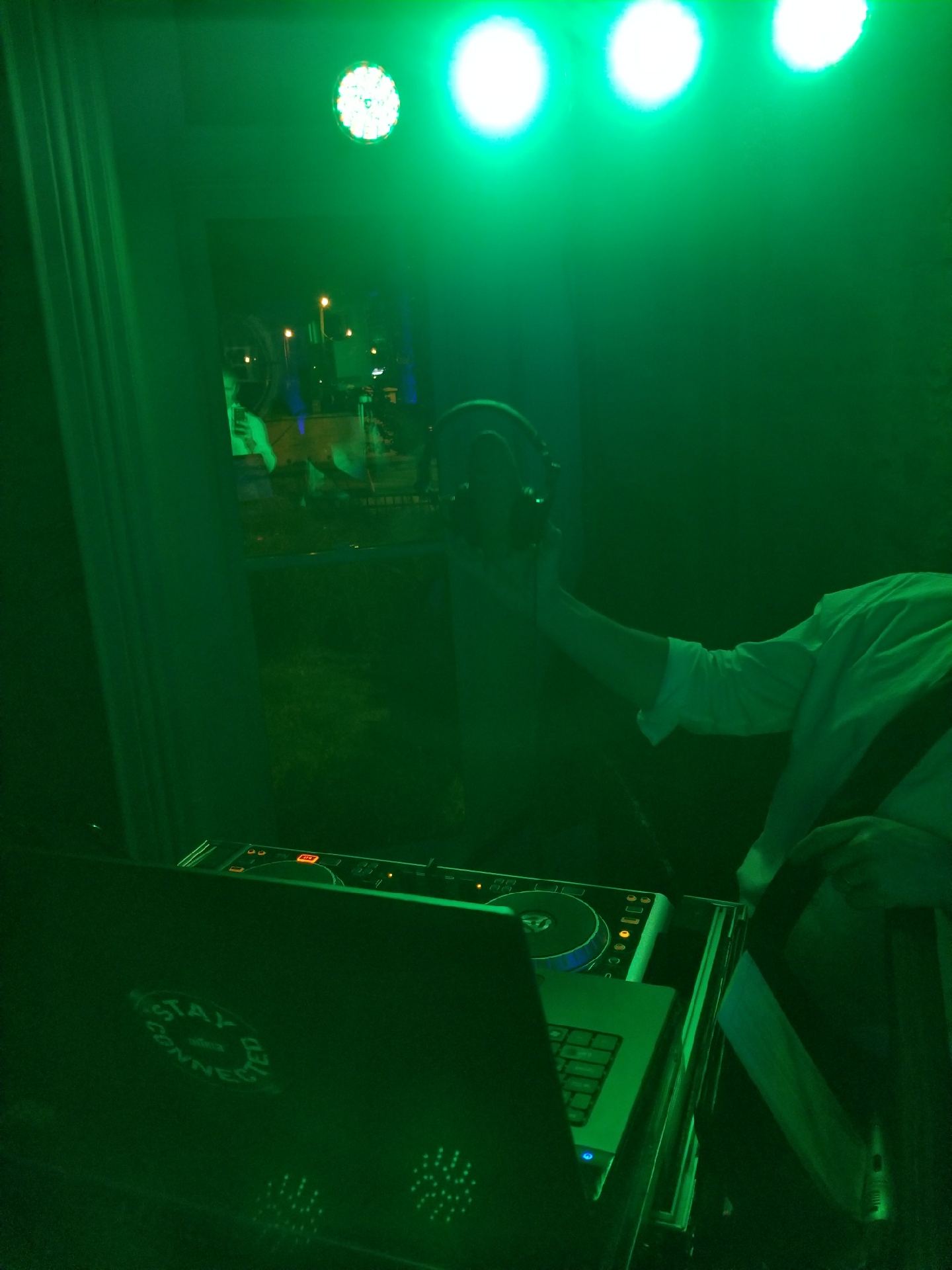  DJ Tater is spinning his new mashup. Guest DJing a wedding, even for only a few songs, was one of the highlights of my night. 