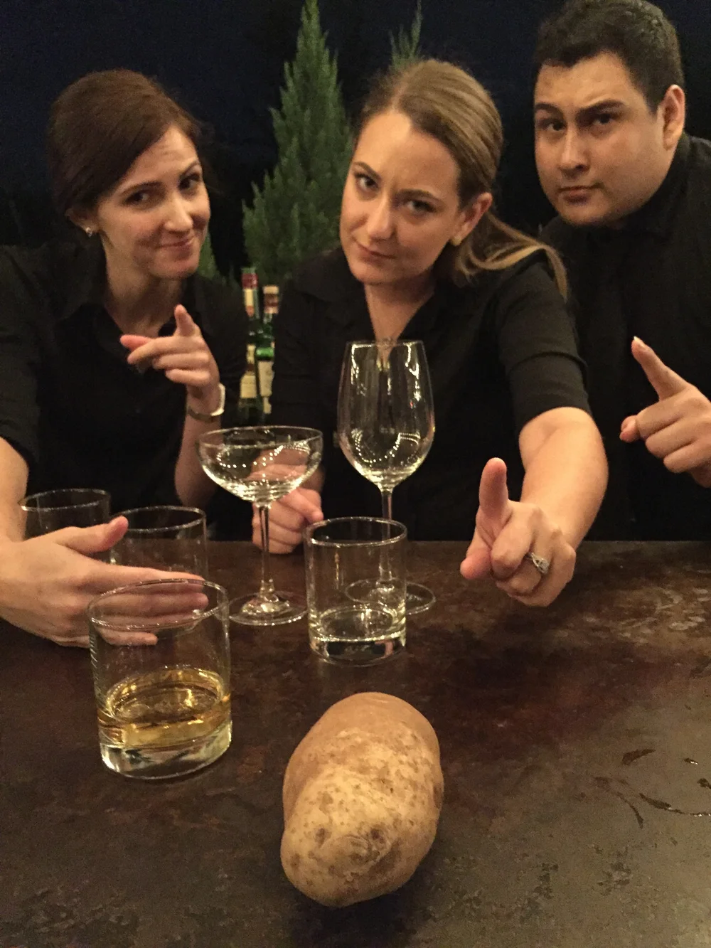  Did I deserve to cut off just for sniping a drink? No. Had to sweet talk the bartenders to get back on their good side. 