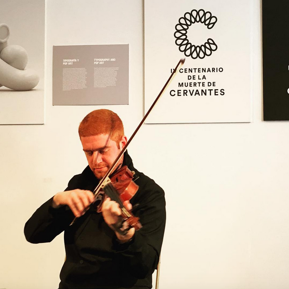 Layth Sidiq at the Instituto Cervantes