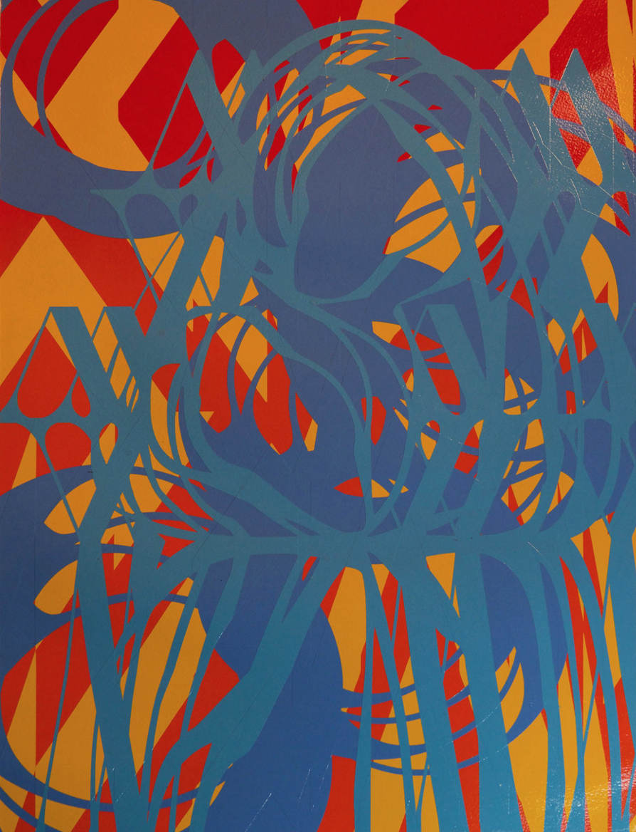 Aerosol on Strathmore 400 Watercolor Paper 23 x 17 inches $300 Inquire