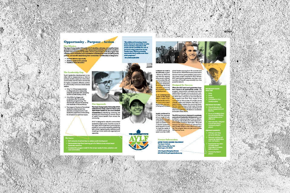 AYLF One Sheet Design