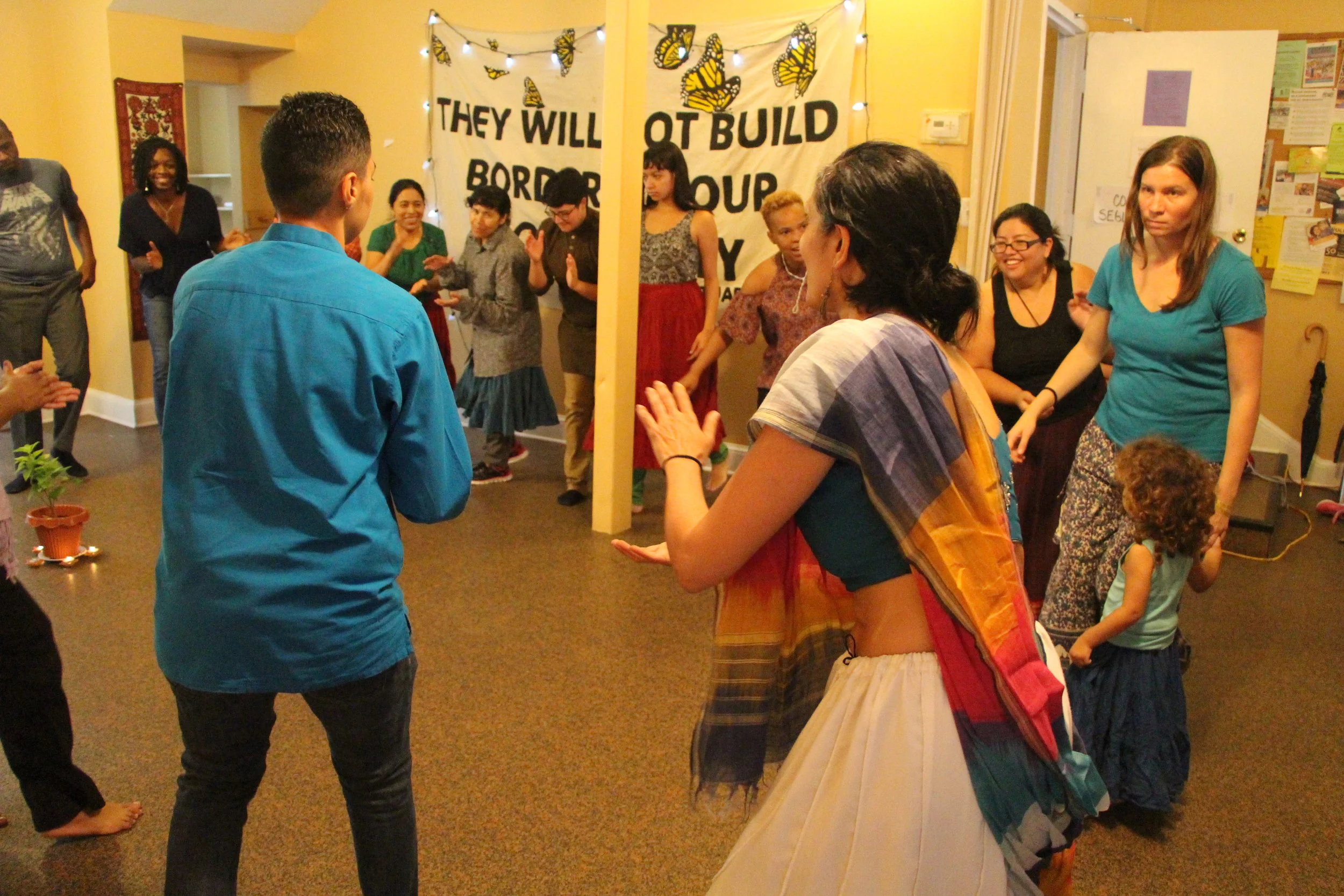 Session with DC-based immigrant rights org, MLOV (Many Languages One Voice).