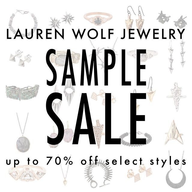 🚨 Sample Sale begins NOW! 🚨Up to 70% off select pieces - LINK IN BIO! ✨ Studio samples, one of a kind pieces, collector favs, discontinued styles never to be produced again....we&rsquo;ve got everything from diamond rings to silver staples on sale 
