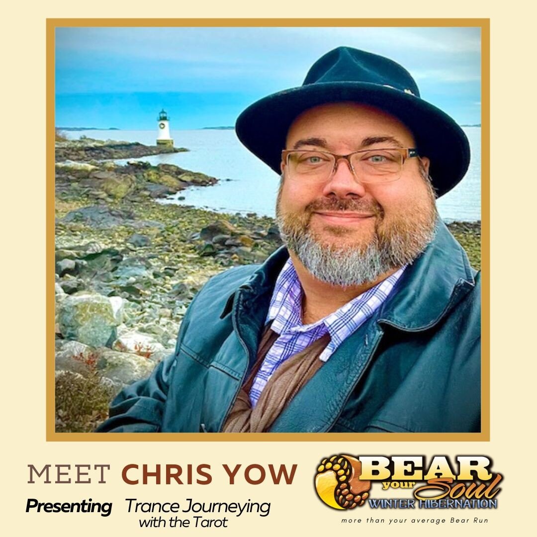 Join us for &quot;Bear Your Soul&quot; and meet Chris Yow, a teacher of tarot techniques used to inspire self control, personal growth and healing within! Spots will fill up fast! Learn more &amp; sign up at the link in our bio! 🐻