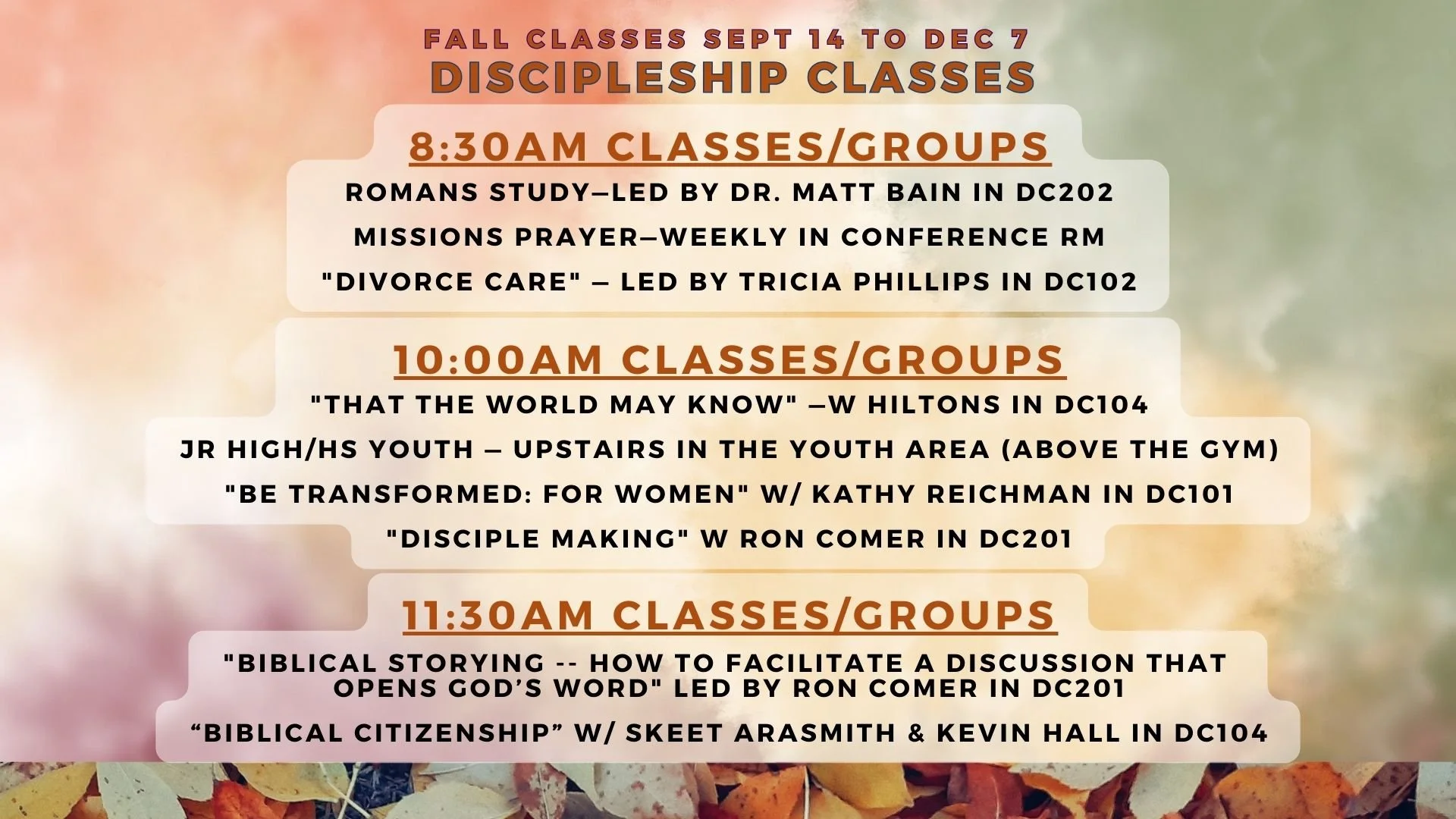 Class Details