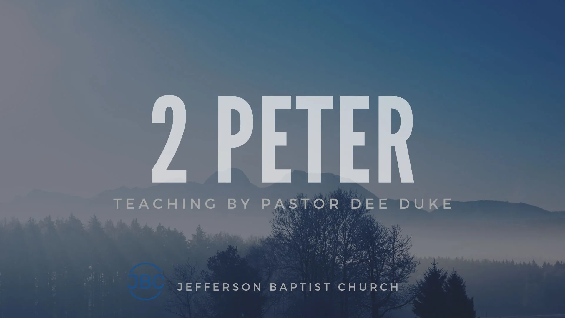 2 Peter  (2023) by Pastor Dee Duke 