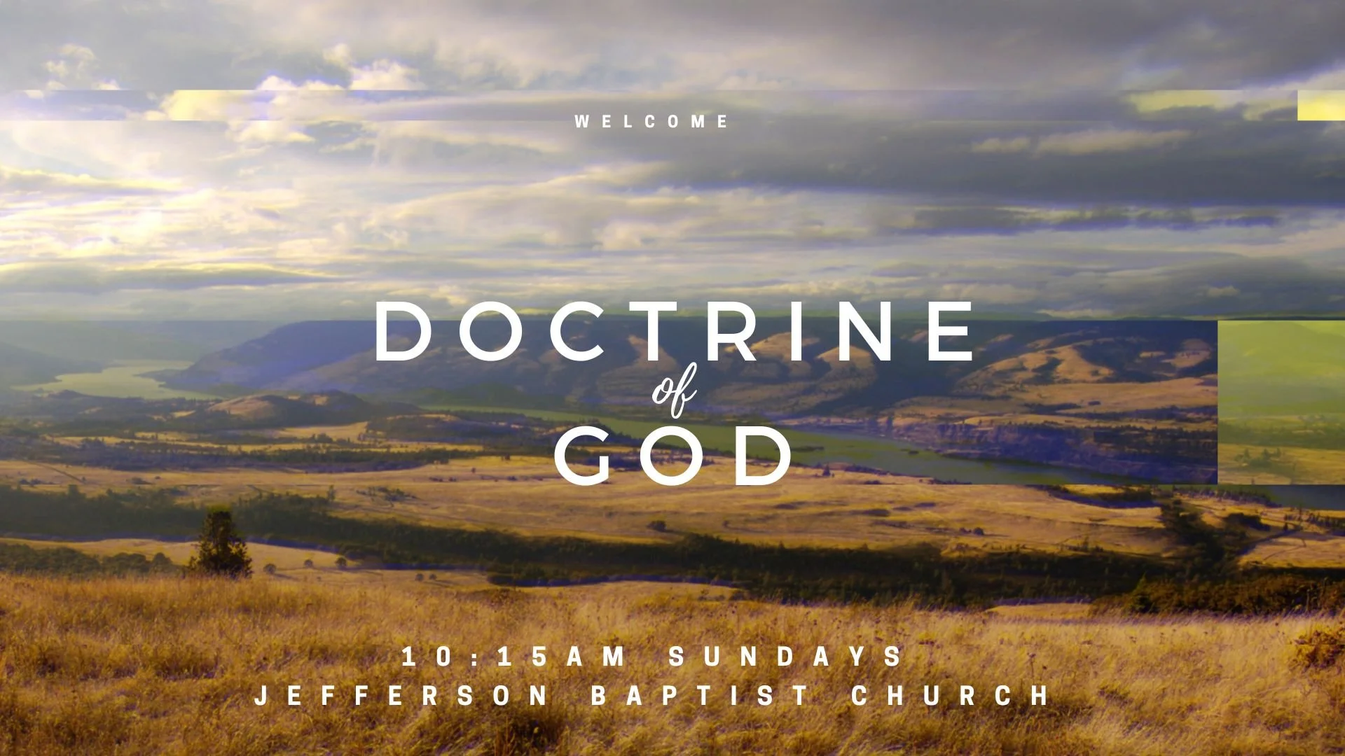 Doctrine of God (2021) by Pastor Mike Dedera 