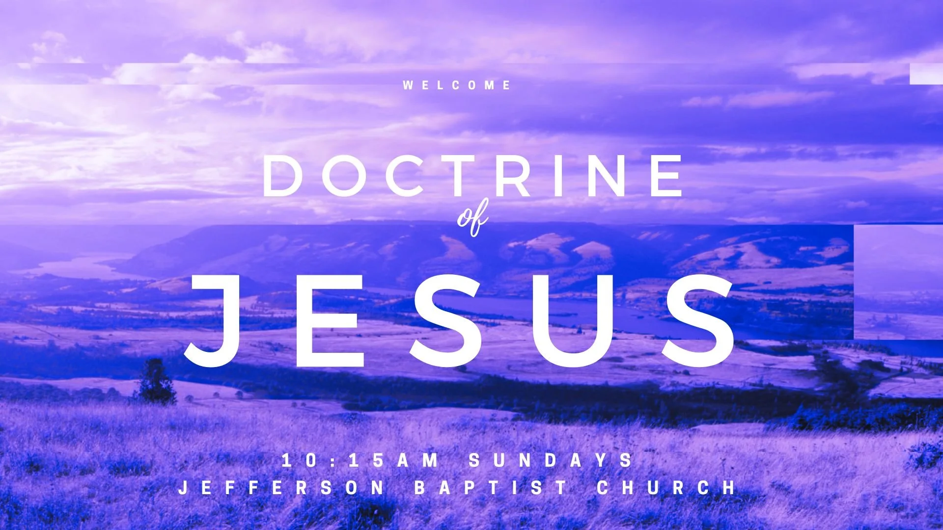 Doctrine of Jesus  (2015) by Pastor Mike Dedera