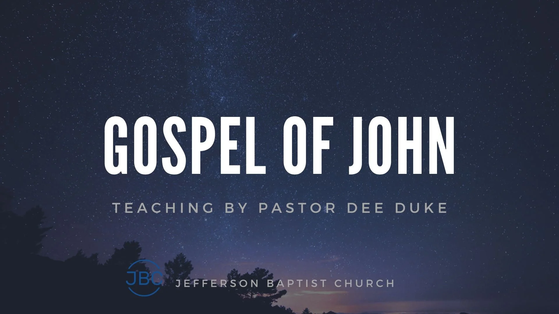The Gospel of John  (2014) by Pastor Dee Duke