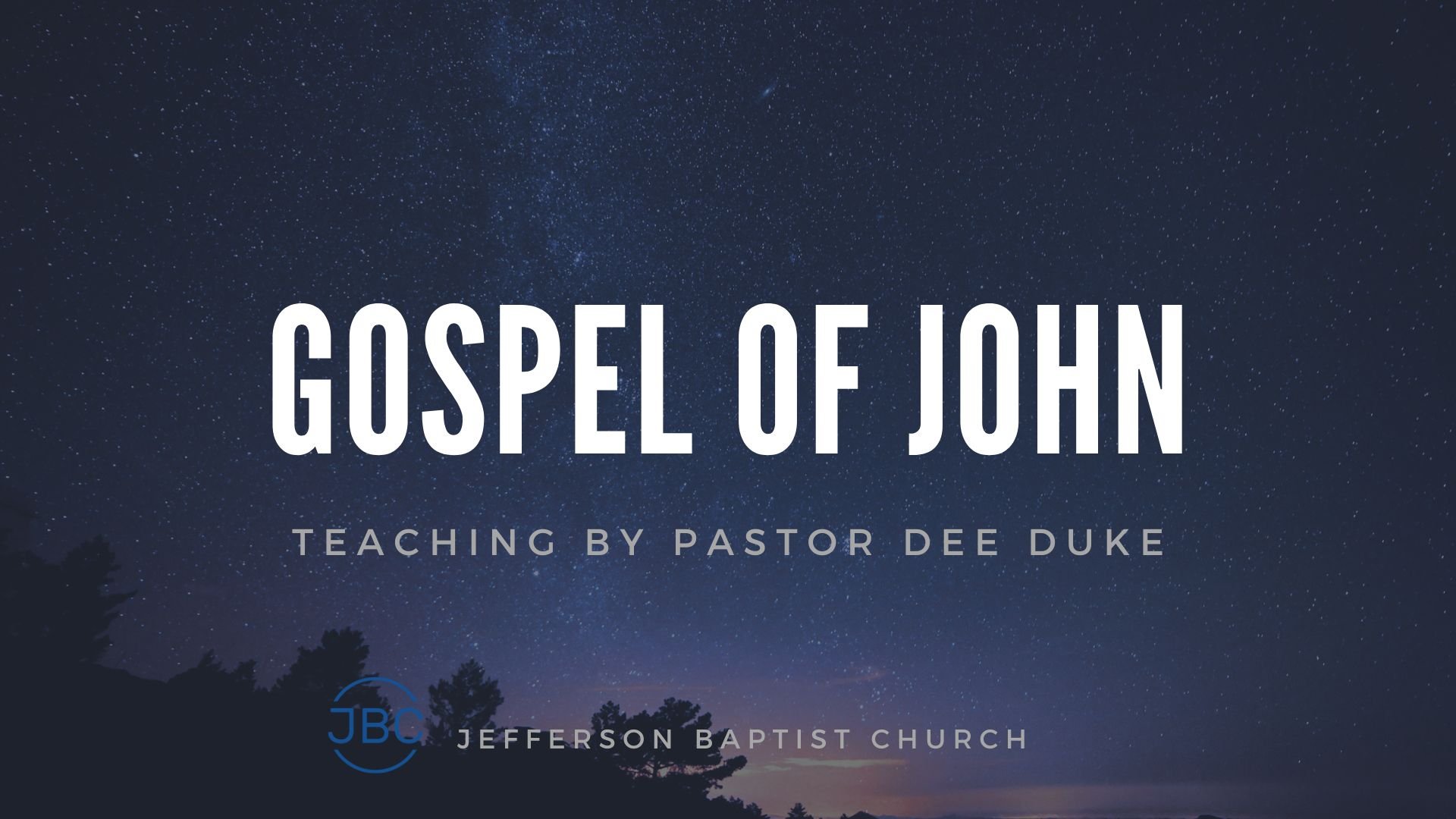 The Gospel of John (2015)  by Pastor Dee Duke