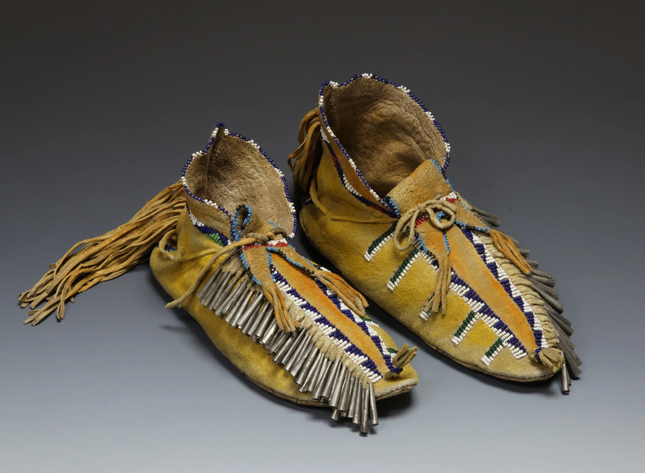 Native American Cloth Moccasins Men's Trapper Indian Moccasins